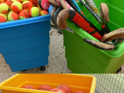 Rainbow storage trolleys get the thumbs up from schools