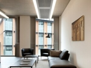 HIGH-END OFFICES EQUIPPED WITH LUXONICS ADVANCED CHILLED BEAM LUMINAIRES