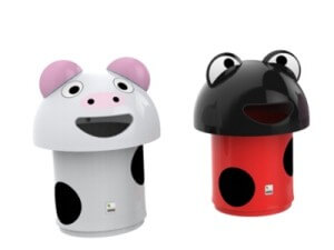 MiniBuddies litterbins with Character