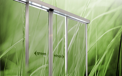 New energy-efficient automatic door delivers the looks and performance