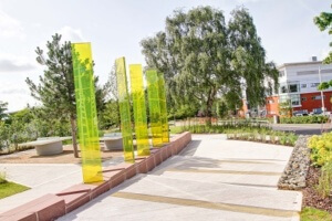 Romag glass lights the way at Sci-Tech Park artwork
