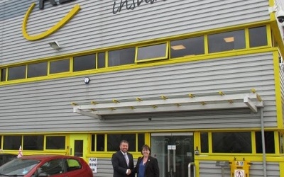 Stoke on Trent City Council’s deputy leader tours Recticel Insulation factory