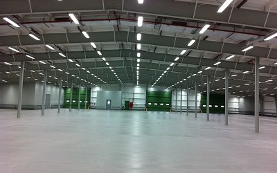 Aura Light luminaires improve industrial lighting schemes