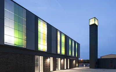 Rodeca cladding helps bring theatre to Redbridge College