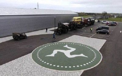 Addagrip Addacolor creates three leg logo for Museum in Jurby