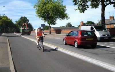 Charcon partners with local authorities to segregate traffic and cyclists