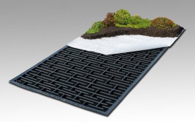 Enhanced water management for green roofs