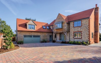 Tobermore deliver aesthetic and functional hard landscaping solution for Junnell Homes