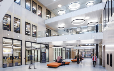 Armstrong Ceilings feature in university’s striking new library