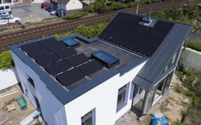 Innovative standing seam roofing from Catnic for coastal self-build eco-house