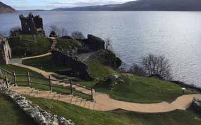 Resin bonded and bound surfacing for historic Scottish castle pathways