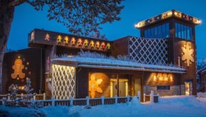 Life-sized gingerbread house uses MEDITE TRICOYA EXTREME